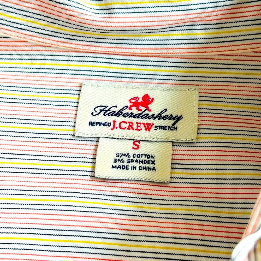 J. Crew Haberdashery Striped Button Down Shirt (size S) - Picture 7 of 8